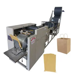 High Efficiency Fruit Protection Paper Shopping Bag Making Machine / Paper Bag Making Machine / Bread Paper Bag Making Machine