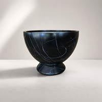 Pot de fleurs élégant en fibre de verre avec piédestal, motif circulaire, résistant aux UV, pour extérieur, maison, jardin, patio, livraison immédiate