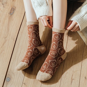 New Calcetines De Tripulacion Bán Buôn Giản Dị Mềm Dễ Thương Nhật Bản-Phong Cách Học Thuật Phụ Nữ Crew Socks - Product Image 5
