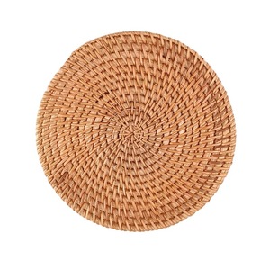 Mantel Individual <span class=keywords><strong>de</strong></span> ratán <span class=keywords><strong>de</strong></span> otoño hecho a mano para <span class=keywords><strong>Amazon</strong></span>, alfombrilla <span class=keywords><strong>de</strong></span> taza <span class=keywords><strong>de</strong></span> té con aislamiento térmico antiescaldado para mesa <span class=keywords><strong>de</strong></span> té y olla para el hogar - Product Image 1