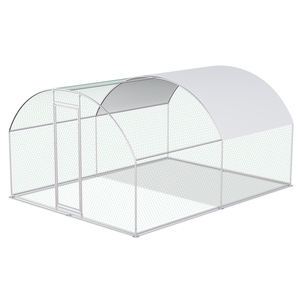 Moins cher Grand Lapin Lapin <span class=keywords><strong>Cage</strong></span> 13.1 'L x 9.8 'W x 6.6 'H Poulailler en métal - Product Image 1