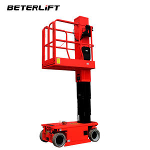 5.6-8 मीटर एल्यूमीनियम मिश्र धातु लिफ्ट मंच समायोज्य ऊर्ध्वाधर मस्तूल लिफ्ट एल्यूमीनियम कामकाजी मंच - Product Image 3