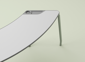 Dome trao đổi lưỡi liềm nội thất trường học thiết kế hiện đại sinh viên bảng MDF PP thép lớp học thoải mái bàn - Product Image 2