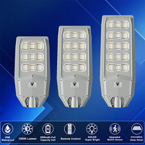 High Power IP66 Outdoor Waterproof 300W 400W 500W Integrated All in One Solar Street <b>Lights</b> <b>with</b> <b>Sensor</b> and Remote - Product Image 2