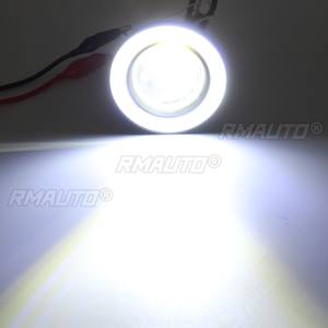 1 Ensemble de feux antibrouillard Angel Eyes pour voiture, 3,5'' 12V, feux de jour universels COB LED DRL, phare, feux de jour blancs universels - Product Image 3