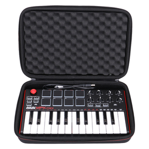 Étui de protection rigide personnalisé pour le contrôleur de clavier MIDI <span class=keywords><strong>Akai</strong></span> Professional MPK <span class=keywords><strong>Mini</strong></span> <span class=keywords><strong>MK3</strong></span>/MPK <span class=keywords><strong>Mini</strong></span> Play <span class=keywords><strong>MK3</strong></span> 25 touches USB - Product Image 1