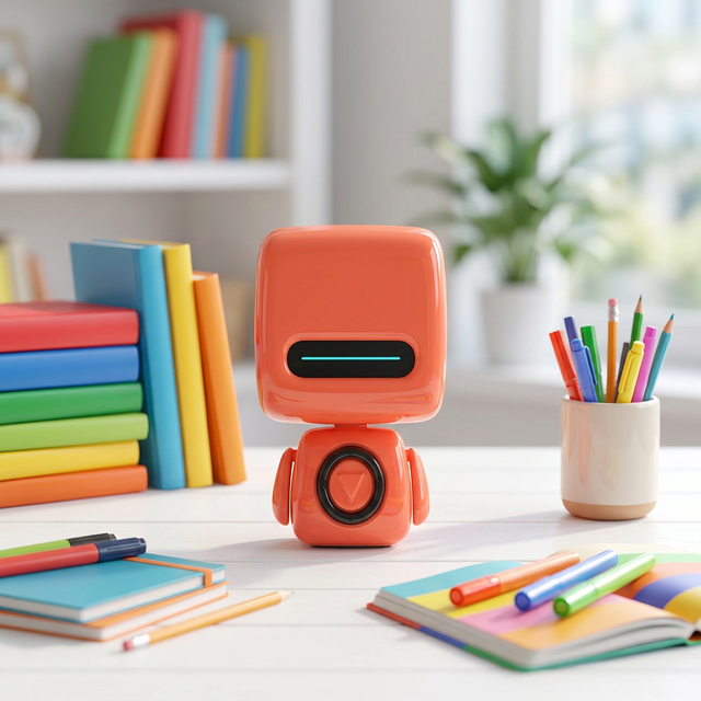 Portable Music Player Trending Product 2026 High Quality Loud Sound Box Cute Cartoon Mini Robot Wireless Mini Speaker