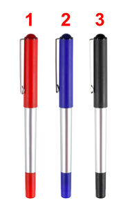 ปากกาเจลโปรโมชั่นสำหรับผู้ผลิตโฆษณา พิมพ์โลโก้ตามสั่ง ตัวด้ามพลาสติก เขียนได้ สีดำ น้ำเงิน แดง พร้อมไส้เติม สำหรับโรงเรียนและสำนักงาน - Product Image 6