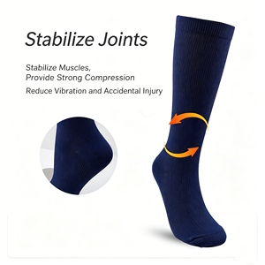 <span class=keywords><strong>Calcetines</strong></span> de Compresión para Hombre y Mujer, Medias de Compresión Graduada hasta la Rodilla, Soporte para la Circulación, Recuperación, Viajes, Logotipo Personalizado OEM - Product Image 2