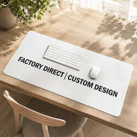 Tapis de souris personnalisé en caoutchouc naturel imprimé 40x60cm pour cadeaux de bureau de direction