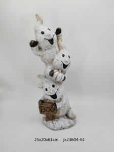 Poliresina de 23 pulgadas gato negro <span class=keywords><strong>Cuervo</strong></span> ornamento Halloween Animal estatuilla estatua estilo Artificial modelo Material de resina - Product Image 4