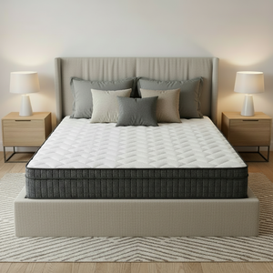 Colchones Ortopédicos <span class=keywords><strong>de</strong></span> Espuma Viscoelástica con Resortes Ensacados, Enrollables en Caja, Tamaños King y Queen, para un Sueño Reparador, Precio Mayorista Económico - Product Image 1