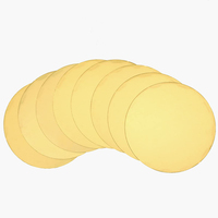Plateau à gâteaux, plateau à gâteaux, support jetable de mariage, Base ronde, blanc, argent, doré, carton à gâteaux en papier, 12 pouces