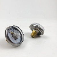 Grosir pompa Pcp kompresor udara aksesoris pabrik pasokan udara 4500psi 30mm Mini pengukur tekanan udara