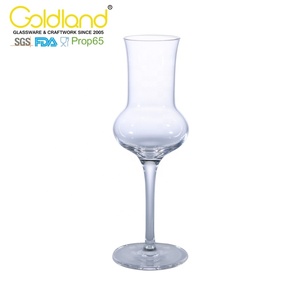 Vasos de Licor Tulipán Personalizados, Vasos de Whisky de Cristal sin Plomo con Tallo, Vasos Clásicos para <span class=keywords><strong>Grappa</strong></span> - Product Image 2