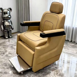 Sillón de Barbería Eléctrico Buff, Sillón Reclinable de Cuero PU para Salón, Asiento Moderno para Estudio de Peluquería - Product Image 5