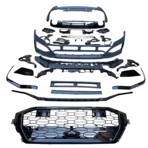 Q8 Rsq8 Đầy Đủ Cơ Thể Kit Phía Trước Bumper Phía Sau Bumper Xe Set Với Lưới Tản Nhiệt Cho Audi Q8 2020 20212022