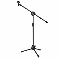 Support de microphone professionnel réglable, trépied en métal robuste pour scène, studio et enregistrement