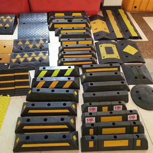 Bánh xe dừng đỗ xe dừng Bánh Xe Định vị bánh xe chống va chạm định vị Dải nhà để xe bãi đậu xe Thiết bị định vị phản xạ - Product Image 2