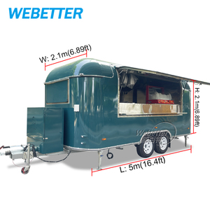 Remorques de concession mobiles modernes DOT pour camping, cuisine, bar, restauration rapide, fours à pizza, food truck, <span class=keywords><strong>barbecue</strong></span> et crème glacée - Product Image 2