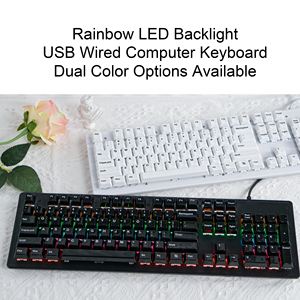 Venta directa de fábrica Teclas de cerámica patentadas Teclado personalizado de alto juego Teclado para juegos con cable - Product Image 3