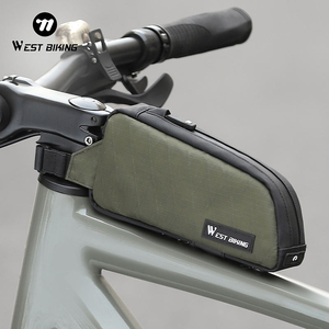 Sac de cadre compact et léger WEST BIKING 1L pour vélo, résistant à l'usure, sac de vélo portable pour tube supérieur, accessoire de cyclisme - Product Image 6