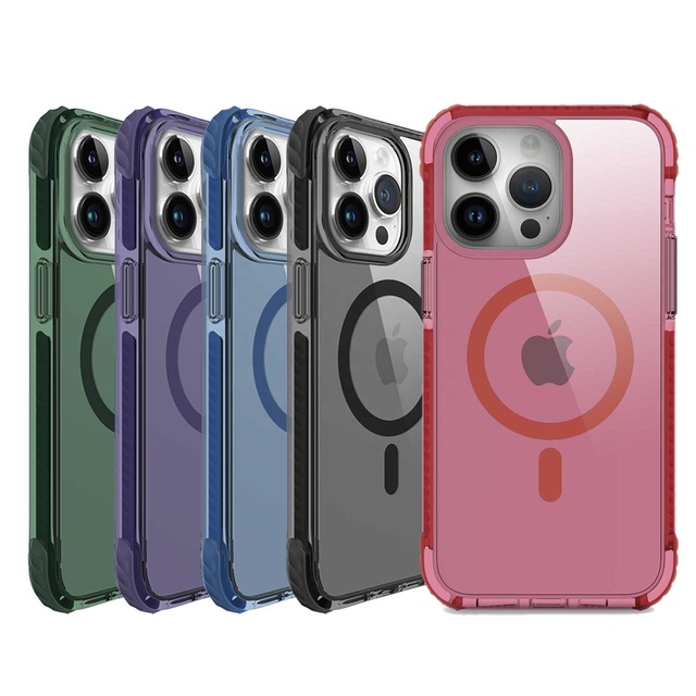 2024 NEW DESIGN Custom TPU Shockproof Multi-color Cases for iPhone 16 15 Pro Max Case With Rugged Magnetic iPhone 16 15 Pro Case