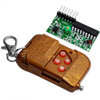1 ensemble de kits de télécommande sans fil IC 2262/2272 à 4 canaux 315Mhz/433Mhz, module récepteur pour arduino