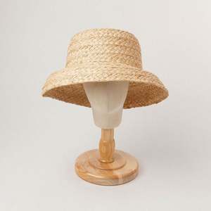 Sombrero de Paja Coreano Tejido a Mano, Estilo Retro, Copa Plana, Ala Plegable, para Niños y Niñas, Ideal para Viajes, Vacaciones y Playa - Product Image 5