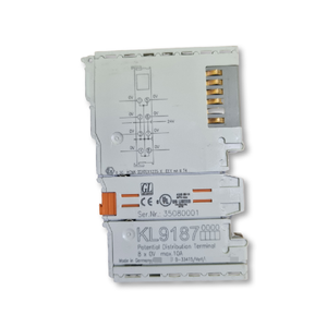 Nuovo e Originale KL9187 TERMINALE DI DISTRIBUTIONE POTENZIALE SERNO 35080001 Controllore di Programmazione PLC - Product Image 1
