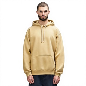 Hoodies vierges en molleton épais et lourd, personnalisables avec logo, en mélange de coton doux et confortable - Product Image 1