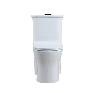 Bán buôn sứ tầng thường vụ nhà vệ sinh Siphon Đỏ bừng <span class=keywords><strong>commode</strong></span> phòng tắm gốm thuôn dài một mảnh nhà vệ sinh cho khách sạn - Product Image 2