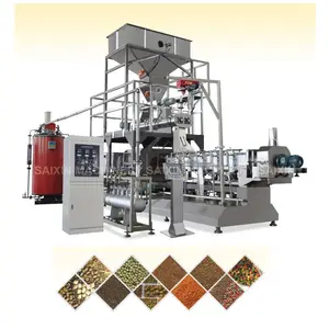 Floating Fish Feed Extruder Machine Floating Fish Feed Machine 1 Ton 2 Ton Per Hour Pellet Screw Extruder Production Line