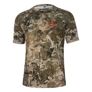 Small Order Test Support Wholesale Customized UV-resistant Sun Protection Summer Hunting T-shirt Clothes Manufacturer