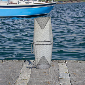 Cesta de Pesca Metálica para Cangrejos y Langostas, Trampa de Gran Capacidad Y3073 HASIDA, Accesorios de Pesca para Lago, Río, Arroyo y Océano <span class=keywords><strong>Histar</strong></span> - Product Image 1