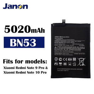 Batería <span class=keywords><strong>BN53</strong></span> OEM de Alta Calidad para Xiaomi Redmi Note 10 Pro Redmi Note 9 Pro 5020mAh - Product Image 2