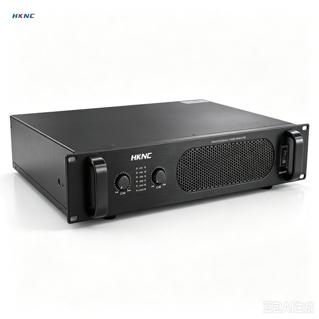 HKNC HG-A2700 2CH Class-AB Pro Audio Power Amplifier 700W*2 8ohm Metal Shell Hi-Res Audio AC Powered for Stage Live Concert