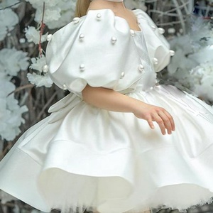 Abito da ballo da principessa in tinta unita in Tulle di alta qualità in Chiffon - Product Image 3