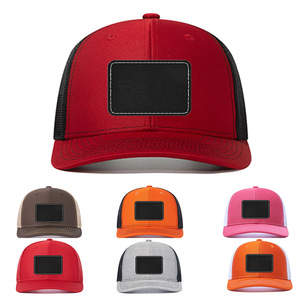 Personalizado de alta calidad de 6 paneles de algodón clásico bajo Moq Heather Grey bordado parche Logo malla gorra de camionero sombrero para la venta - Product Image 2
