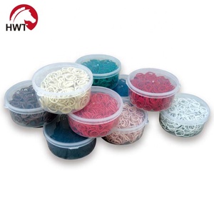 Bandes de caoutchouc en silicone pour tressage <span class=keywords><strong>cheval</strong></span>, 450 pièces, équipement <span class=keywords><strong>cheval</strong></span> tressé - Product Image 4