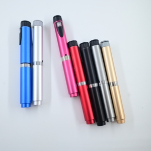 Ergonomic Reusable Metal Injection <b>Pen</b> with Body Cap for 3ml Cartridge Custom Logo Packaging Applications - Product Image 4