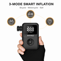 Professional 150PSI Mini Electric Bicycle Inflator Cordless Compressor Digital Display Multi Purpose for Car Bike Motorcycle