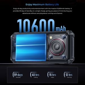 Oukitel 4G สมาร์ทโฟนที่ทนทานความจุ10600mAh ลำโพง6 + 256GB OTG Mobile Android 14 NFC ใช้ได้ทั่วโลก WP36โปร - Product Image 4