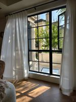 Ventanas Modernas de Estilo Francés con Rejillas Abatibles, Marco de Aleación de Aluminio, Vidrio Templado de Acero Inoxidable, Control de Insectos, Energy Star