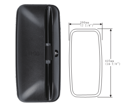 FOR MB and other bus PK9455 OEM 3818103716 0008112833 TRUCK MIRROR 