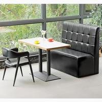 Divano a U e a L per Ristoranti, Hotel, Lounge Hookah, Bar, Caffè, Arredamento Moderno in Metallo per Night Club, Pub, Sedia e Tavolo da Bar