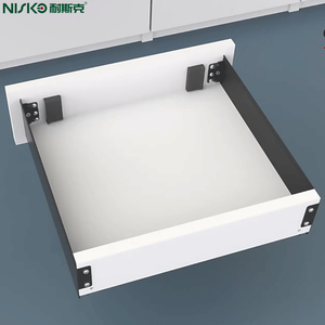 Corredera para Cajón de Gabinete de Cocina de Pared, Diseño de Caja Metálica Delgada, Marca NISKO Hardware - Product Image 6