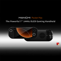 Console de jeu portable MANGMI Pocket Max, processeur Qualcomm SD865 8+128 Go Android 13, joystick sans fil 6