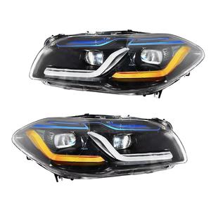 Para <span class=keywords><strong>BMW</strong></span> 5 Series F10 F11 F18 M5 520i 525i 528i 535i 550i 2010-2017 Xenon modificado HID Corner Eye LED faros nuevos 6000K 12V - Product Image 2