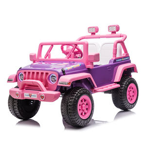 <span class=keywords><strong>Voiture</strong></span> électrique rose à télécommande en plastique à deux places pour enfants, filles, enfants, <span class=keywords><strong>voiture</strong></span> électrique 12V à conduire pour enfants - Product Image 1